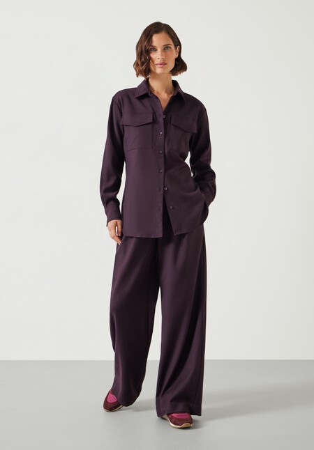 Lara Utility Wool Shirt