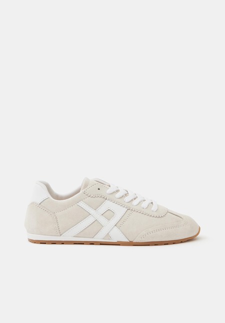 Suede Slimline Retro Trainers