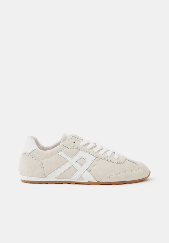 Suede Slimline Retro Trainers