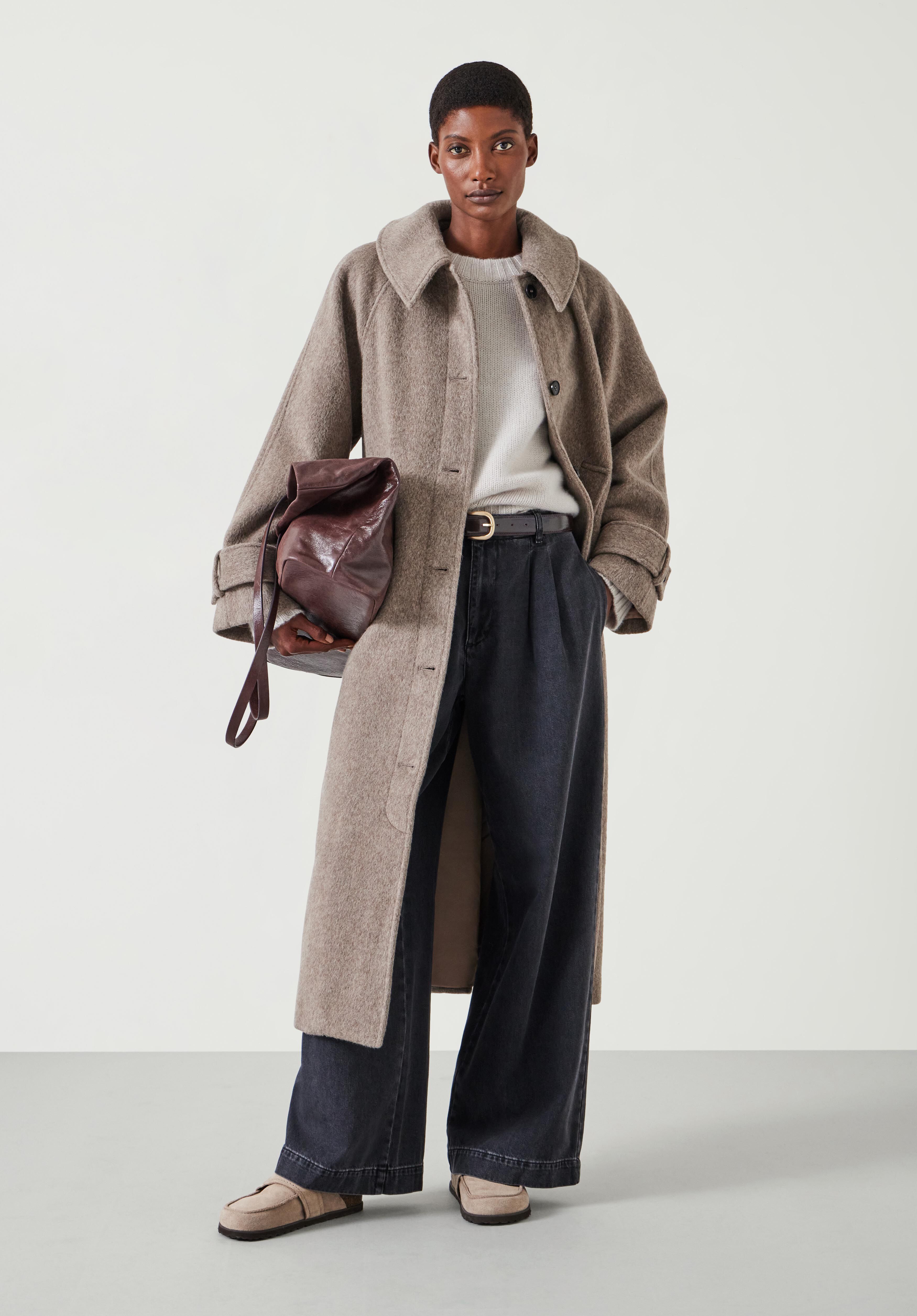 Pure wool winter coats for womens online