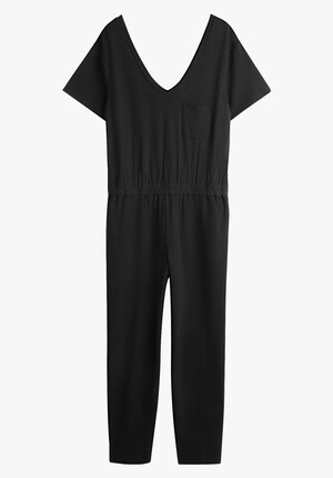 V-Neck Jersey Jumpsuit