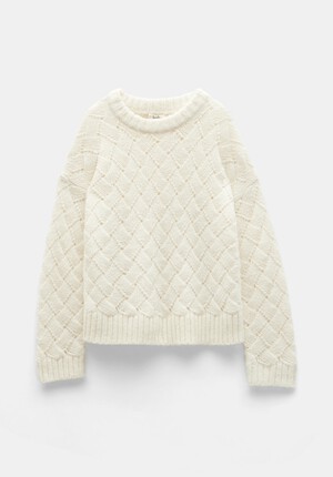 Emmy Lattice Knit Jumper