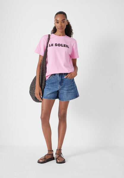 Le Soleil Graphic Cotton T-Shirt