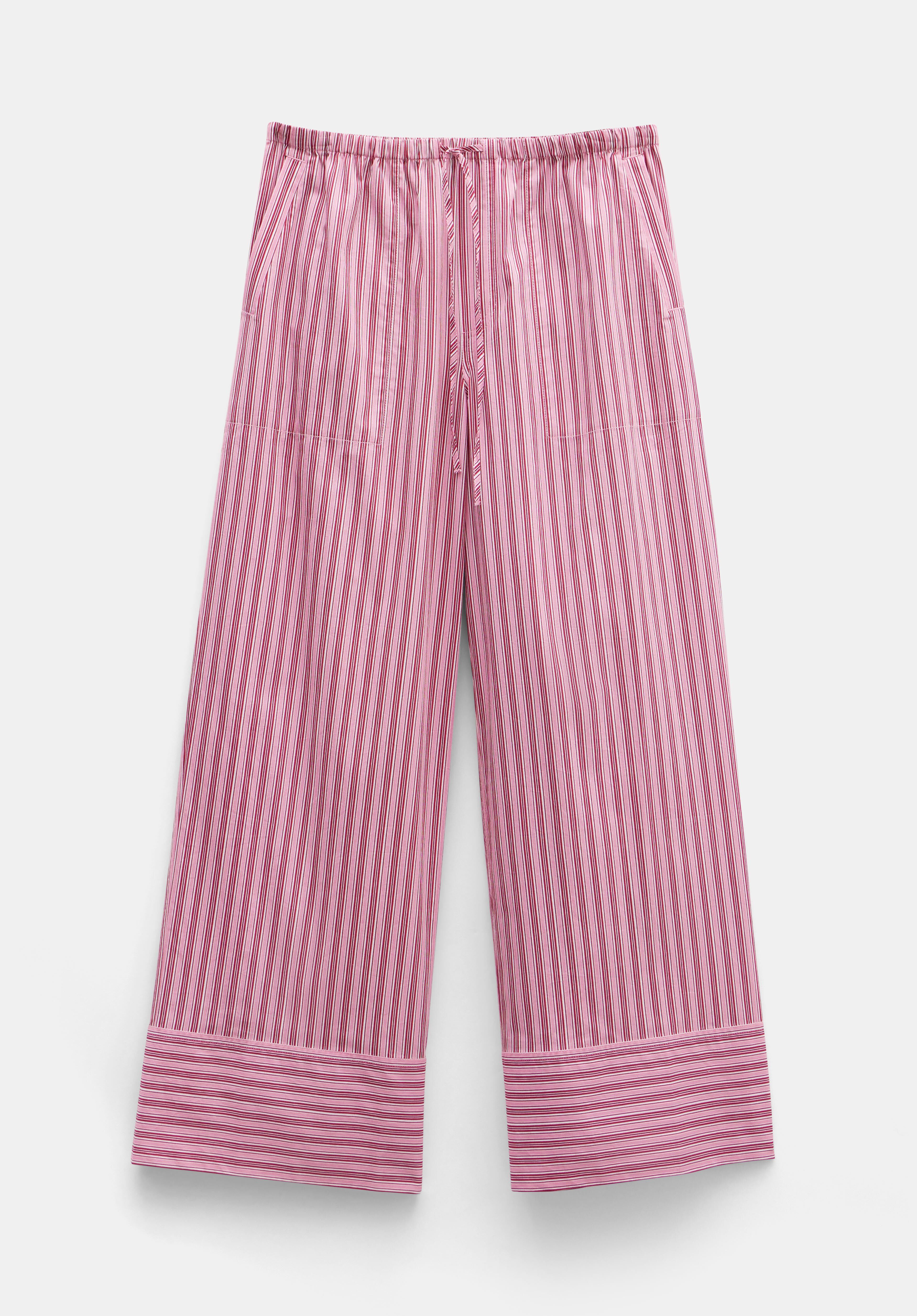 Santorini Striped Trousers Pink hush