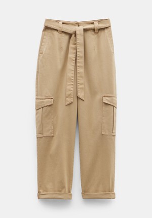 High Waist Belted Trousers