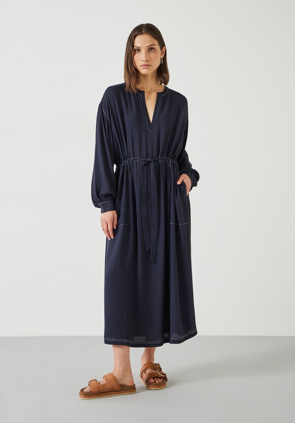 Julie Oversized Contrast Maxi Dress