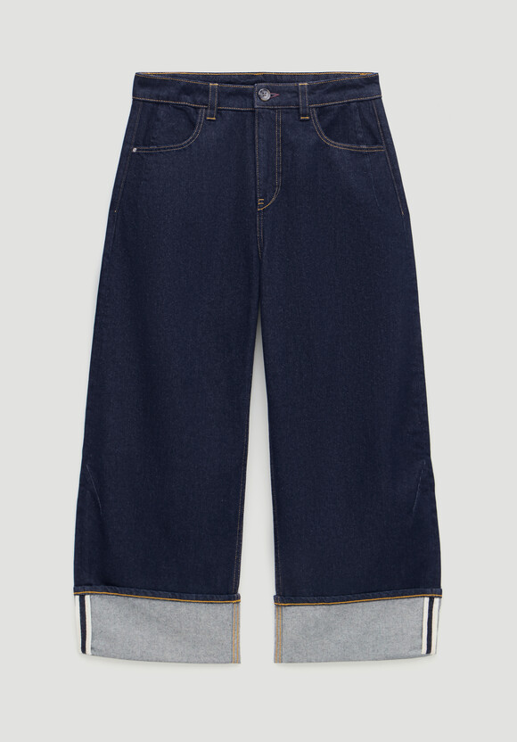 Faith Turn Up Barrel Leg Jeans