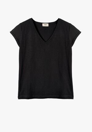 Cotton Slub V Tee