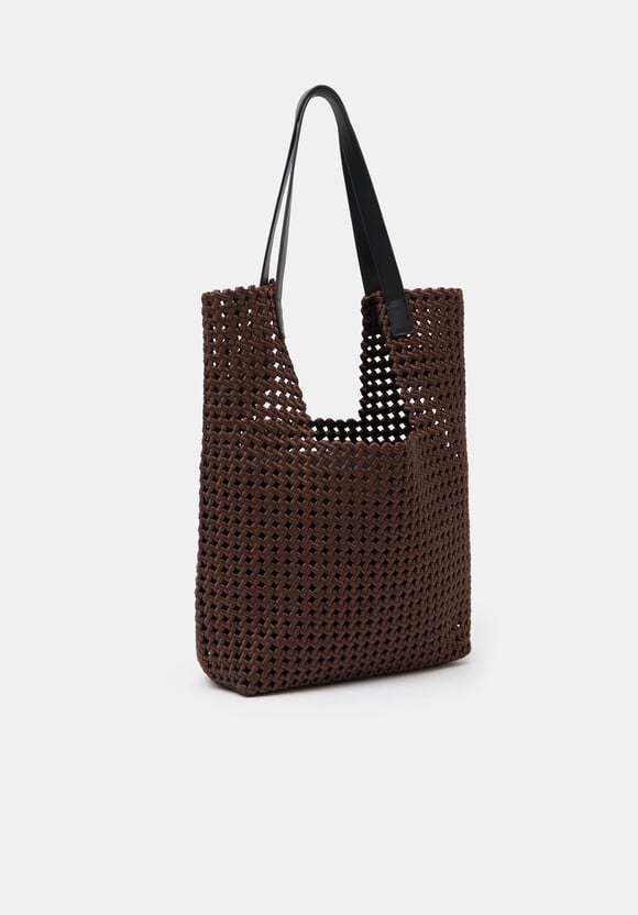 Satin Weave Tote Bag