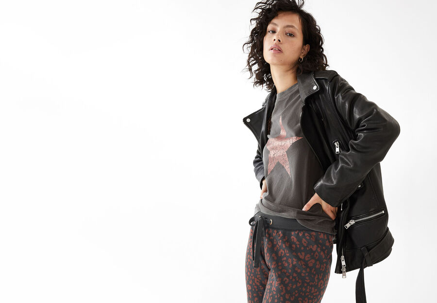 Oversized Leather Jacket