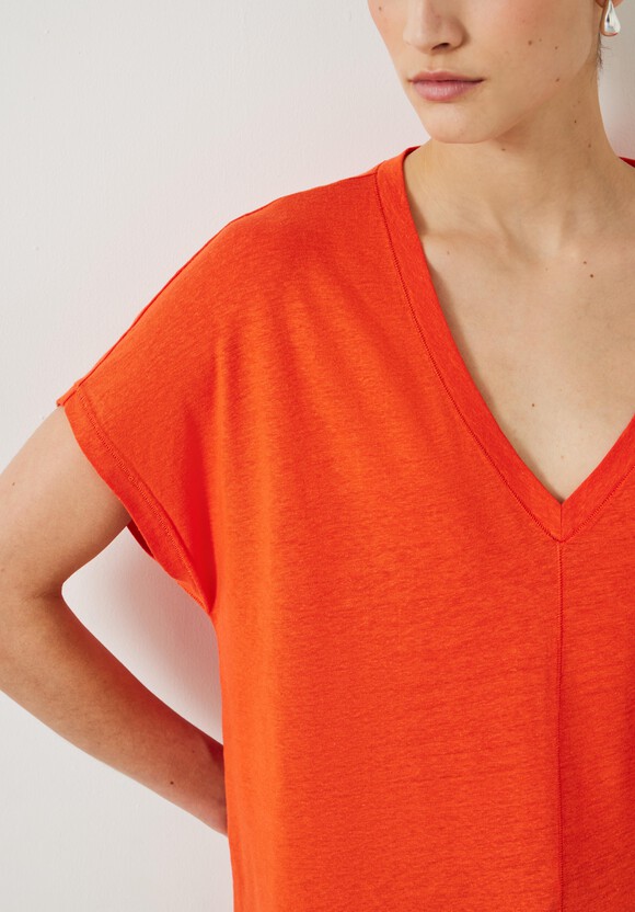 Danny Linen V-Neck T-Shirt