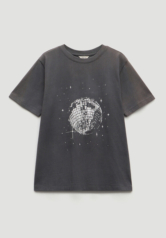 Disco Ball Graphic T-Shirt
