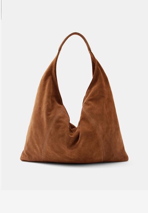 Suede Tote Bag