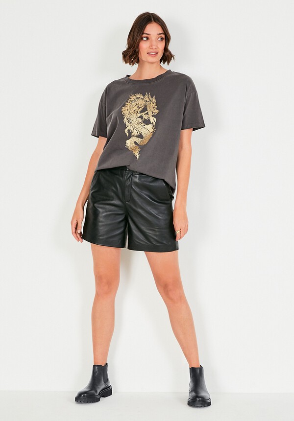 Washed Dragon Boyfriend T-Shirt