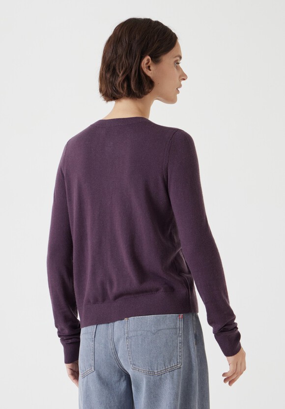 Wool Blend Slim Knitted Cardigan