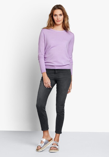 Contrast Seam Crew Jumper