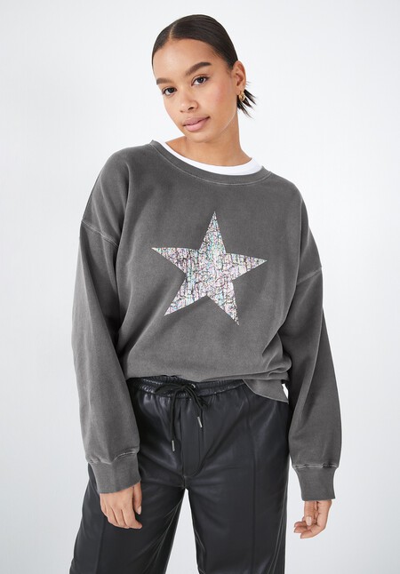 Iridescent Star Relaxed Sweat