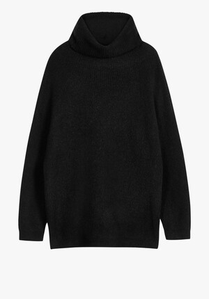 Ribbed Meryl Roll Neck Jumper
