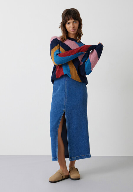 Jorgi Swirl Wool Blend Jumper