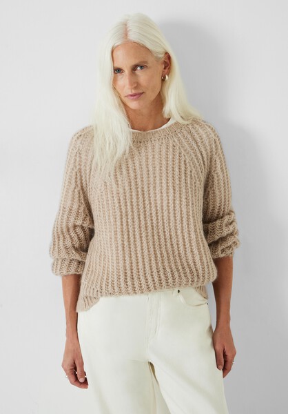 Tabby Fluffy Jumper With Mohair