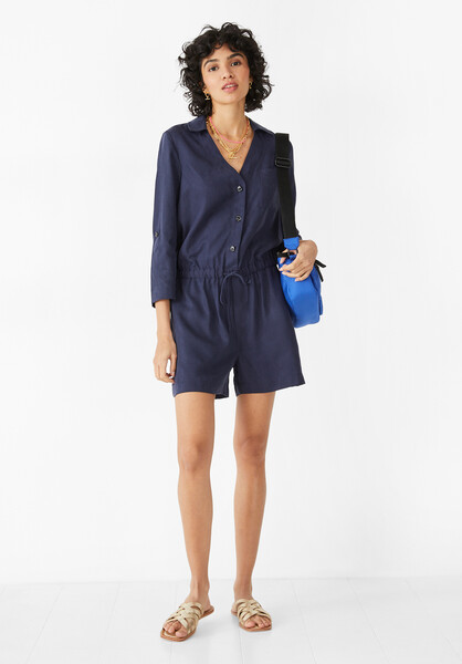 Utility Long Sleeve Playsuit