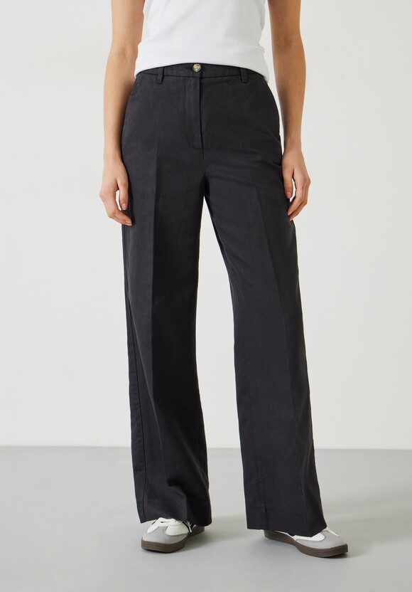 Emily Cotton Wide Leg Trousers