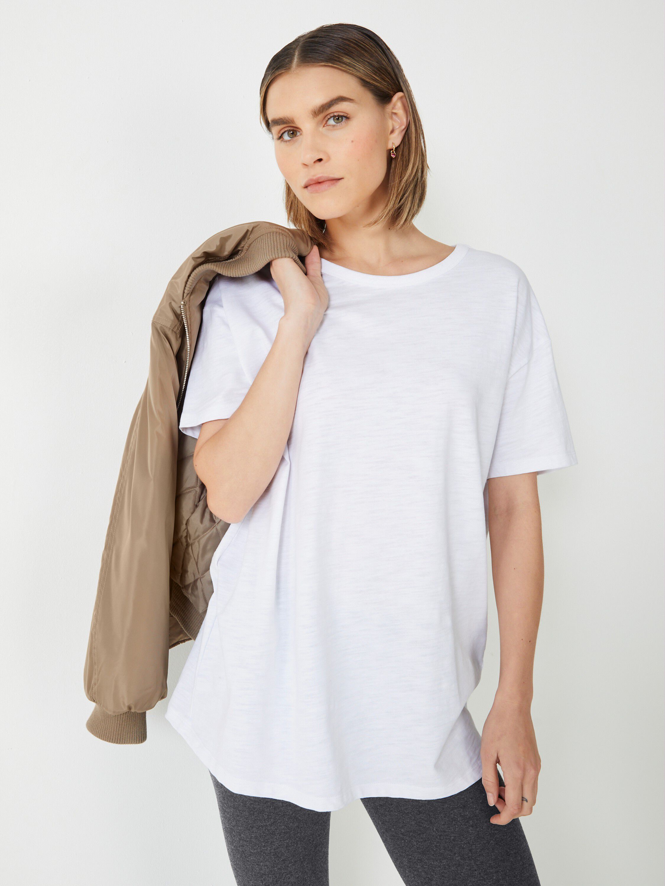 Cheap longline t shirts sales