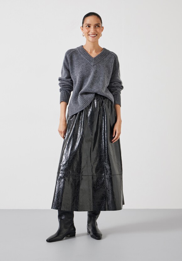 Erica Merino Wool V Neck Jumper