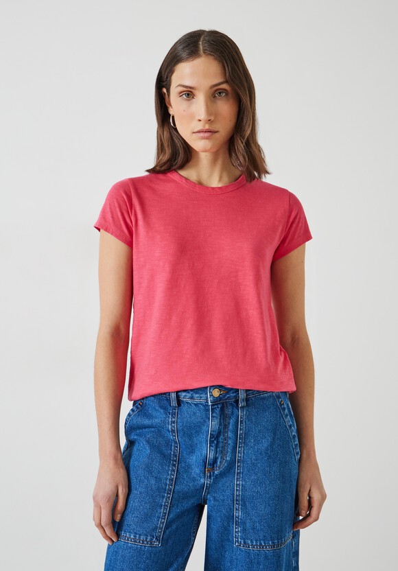 Slim Fit Slub Crew T-Shirt
