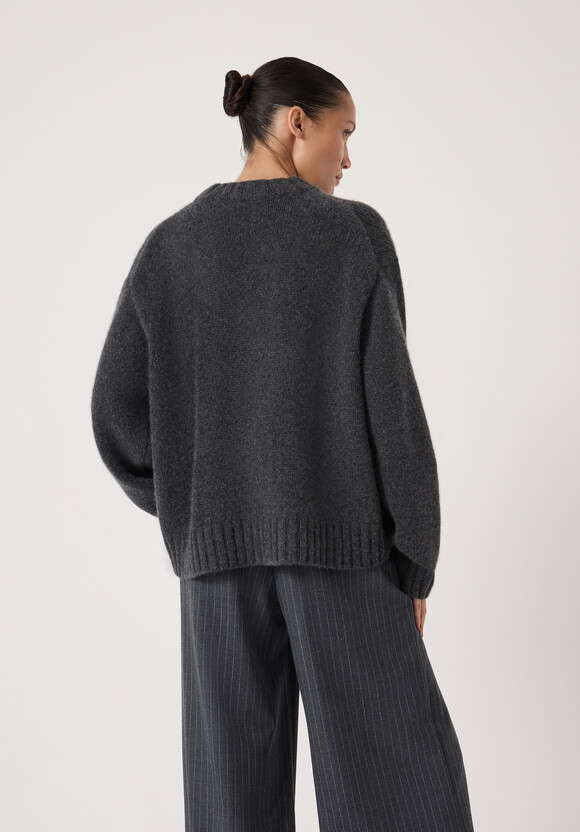 Cora Relaxed Chunky Cashmere Crew Jumper