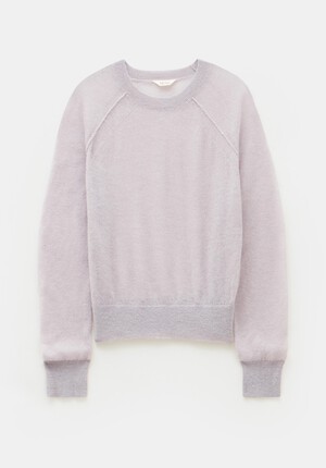 Elsie Gauzy Wool Blend Crew Jumper