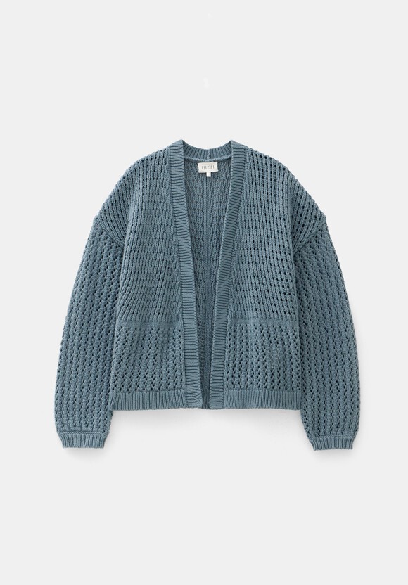 Knitted Edge to Edge Stitch Cardigan