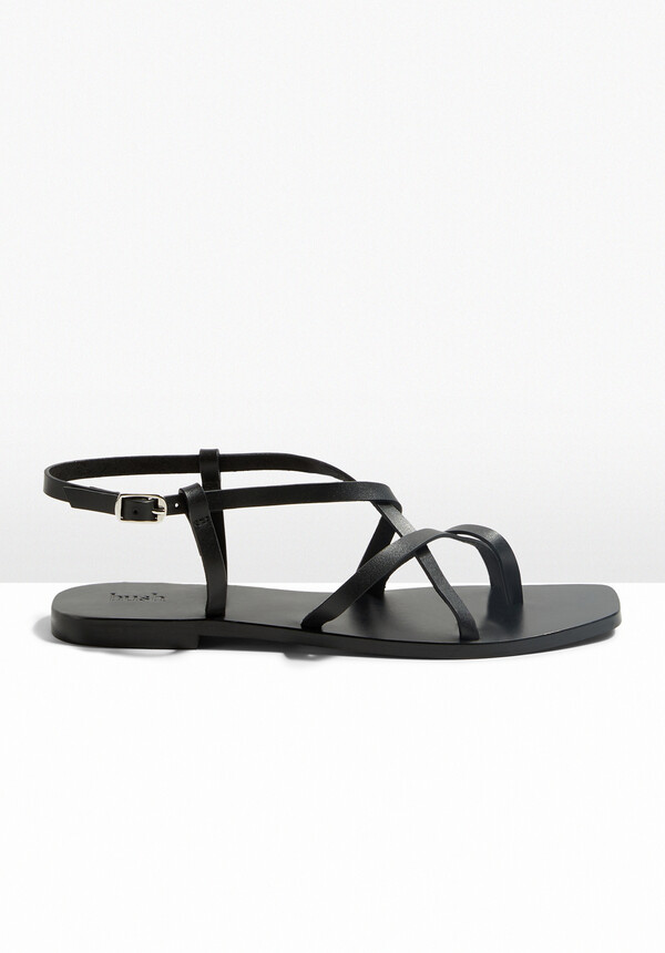 Mila Minimal Leather Sandals 