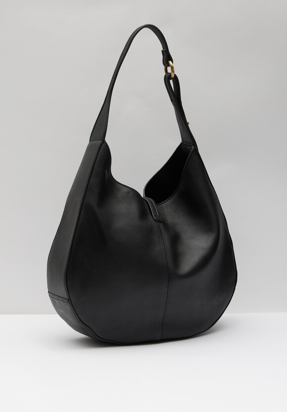 Isla Leather Scoop Tote Bag