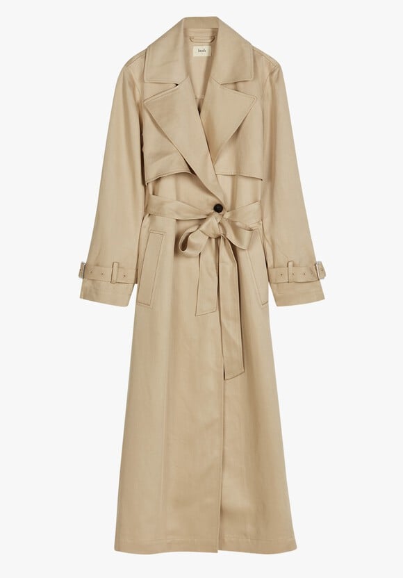 Iona Belted Trench Coat | Canvas | hush