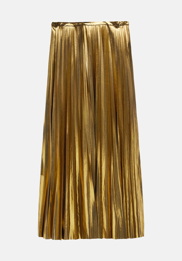 Raven Pleated Maxi Skirt