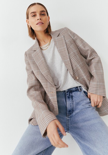 Meena Checked Blazer