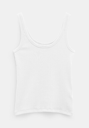 Seth Low Scoop Ribbed Vest