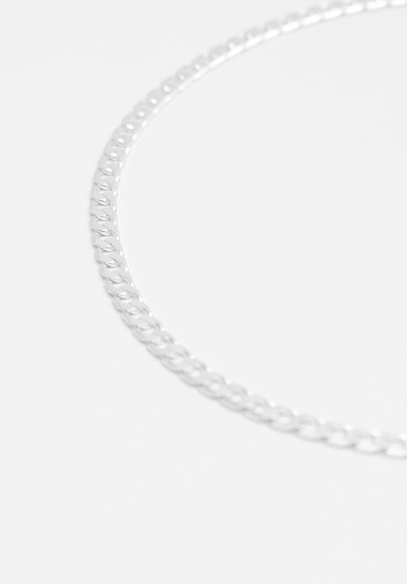 Flat Curb Chain Necklace