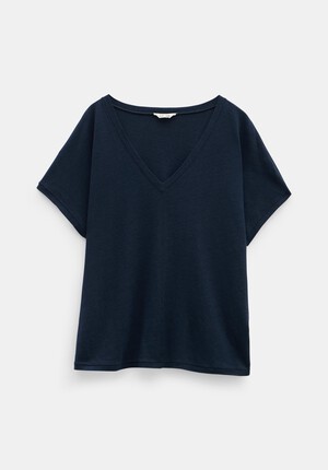 Danny Linen V-Neck T-Shirt