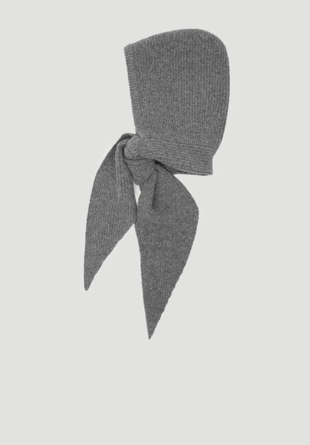 Knitted Hooded Scarf
