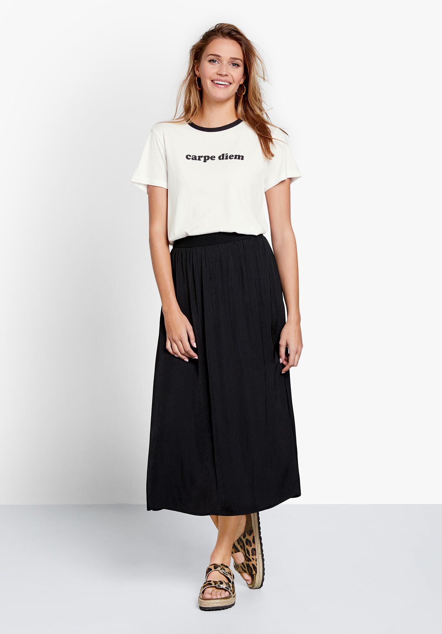 Hush black midi skirt clearance