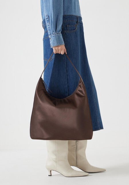 Satin Scoop Tote Bag