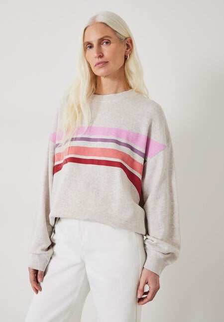 Eden Stripe Oversized Sweatshirt