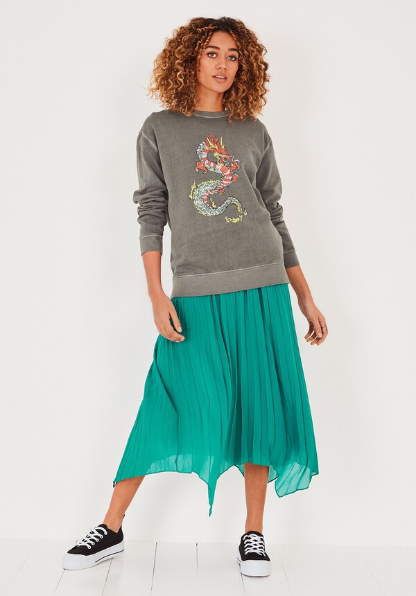 Annissa Pleat Skirt
