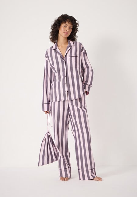 Brushed Cotton Striped Pyjamas
