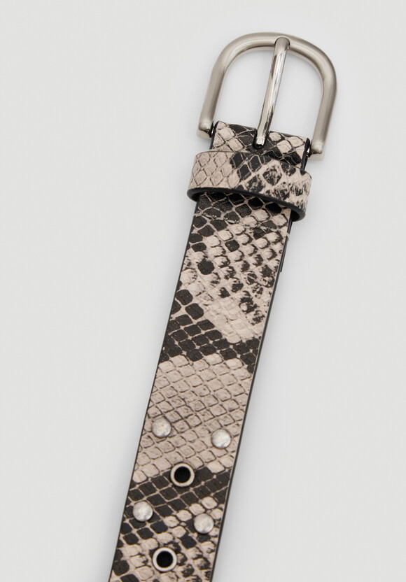 Eyelet Leather Belt