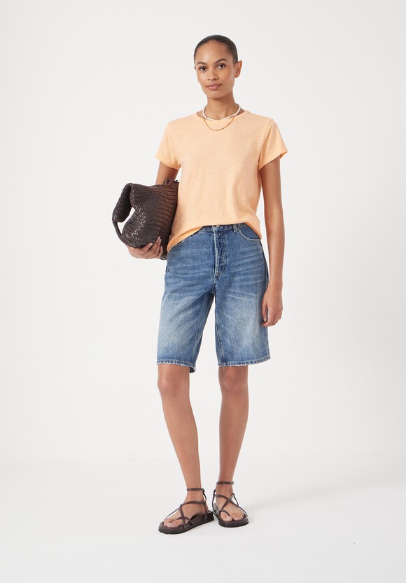 Slim Fit Slub Crew T-Shirt