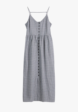 Callie Check Midi Dress