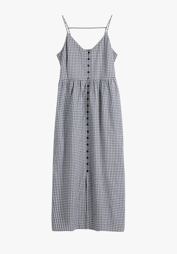 Callie Check Midi Dress